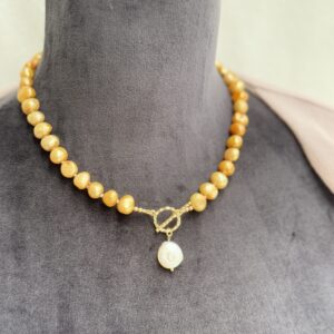 Golden Dawn Pearl Necklace